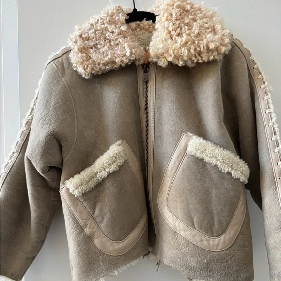 Milena Silvano Aviator Jacket Rare Archival Piece
